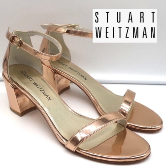 Stuart Weitzman Shoes - NWOT Stuart Weitzman Simply Rose Gold  sandal, 7.5 CB2502